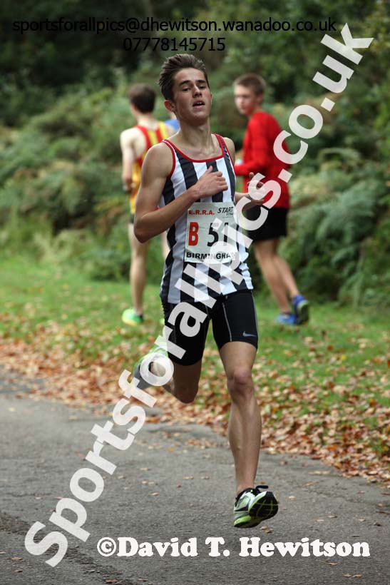 Mens under-17s ERRA Road Relays, Sutton Coldifield, Birmingham. Photo: David T. Hewitson/Sports for All Pics